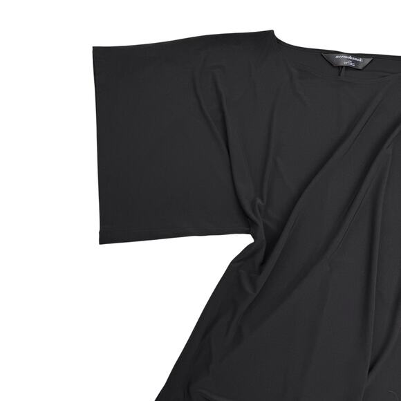 NORMA KAMALI Dolman Sleeve Black Tunic Mini Dress Sz Small - Picture 5 of 6
